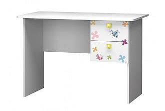Мебель для детской Смарти стол письменный 1100*600*750 лдсп белый/фп совы